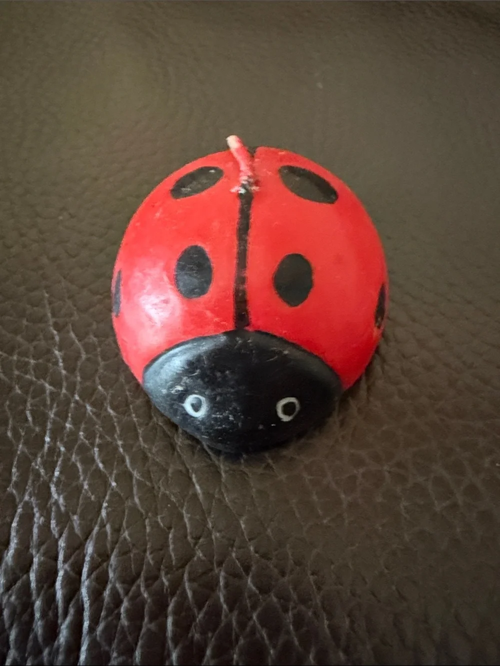 Ladybug Decorative Floating Candles in Red & Black Center Wicks - Set of 10